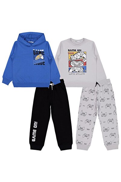 Civil Boys Σετ 2 τεμαχίων με στάμπα κανόνων για παιδιά 6-9 ετών - Τυπικό