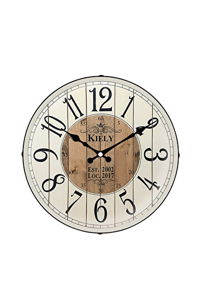 Efe Bombeli Eskitme Duvar Saati 21Ef