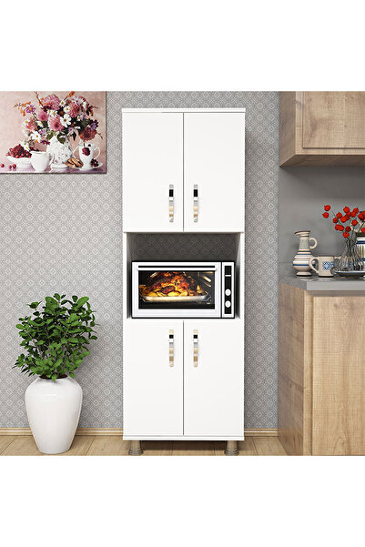 Minar 4 Kapaklı Fırın Boşluklu Dolap