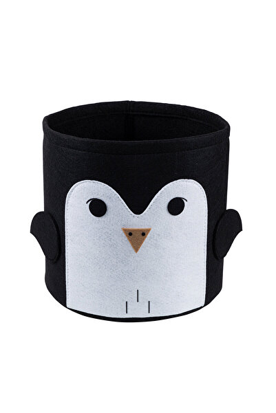 KOÇTAŞ Penguen Desenli Keçe Kutu 25*25 cm