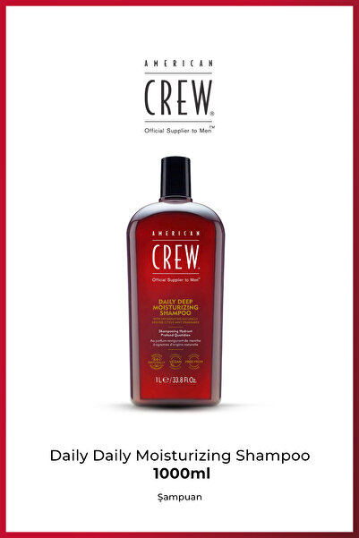 American Crew Daily Deep Moisturizing Erkekler için Şampuan 1000ML