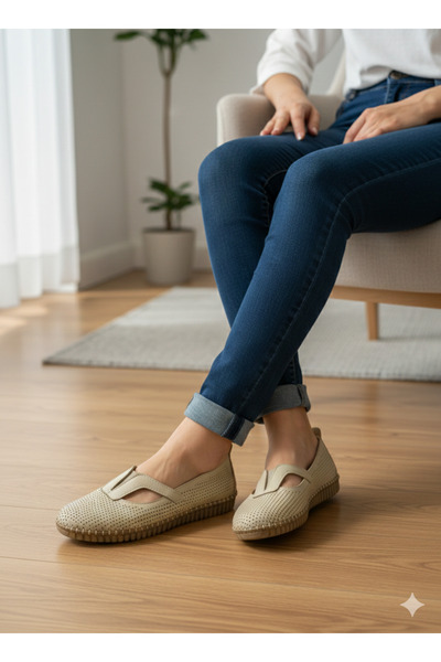 oflamaz Дамски обувки, плоска подметка, ръчно шити, подходящи за ежедневно но...