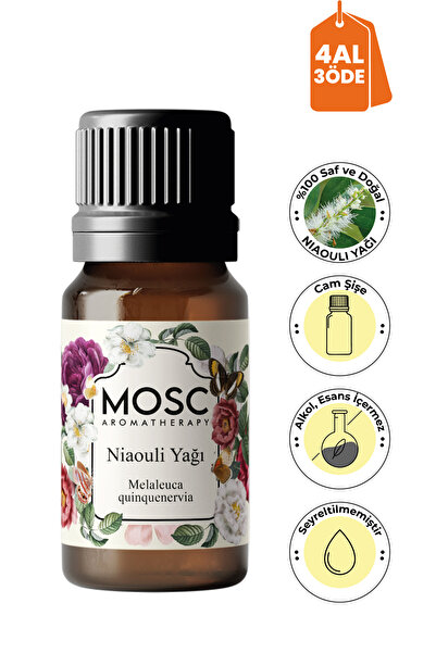 Mosc Nioli Uçucu Yağı 10 ml %100 Saf ve Doğal (Niaouli Essential Oil)