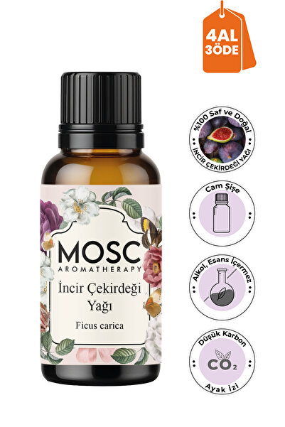 Mosc İncir Çekirdeği Yağı 30 ml Soğuk Sıkım %100 Saf ve Doğal (Fig Seed Oil)