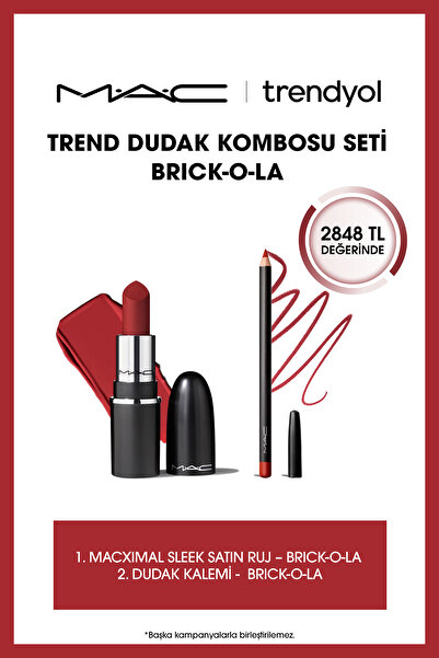 M.A.C Trend Dudak Kombosu Seti BRICK-O-LA