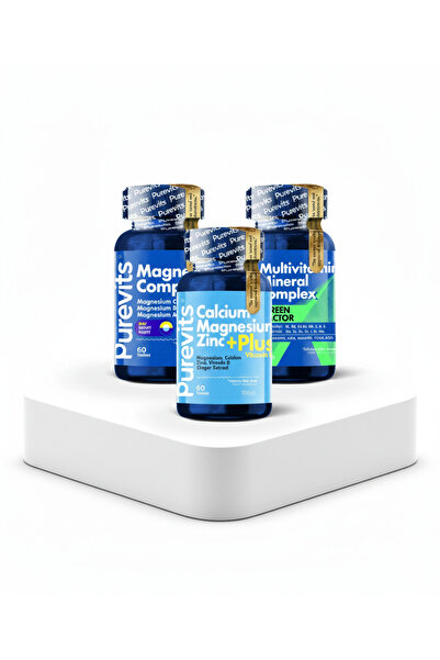 Purevits Günlük Destek Seti – Vitamin, Mineral ve Magnezyum Desteği