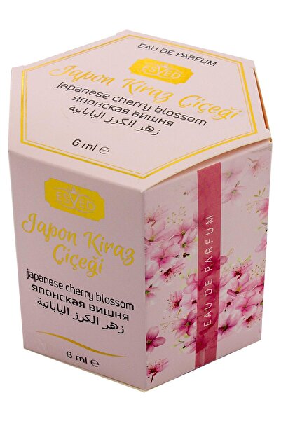 ESVED Japon Kiraz Çiçeği Kokusu Alkolsüz Esans 6Ml. 6'lı Paket
