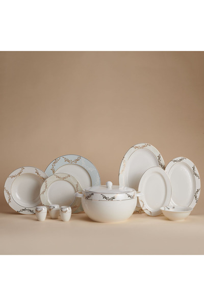 KORKMAZ Perla Collection 60 Parça Yemek Takımı A8358