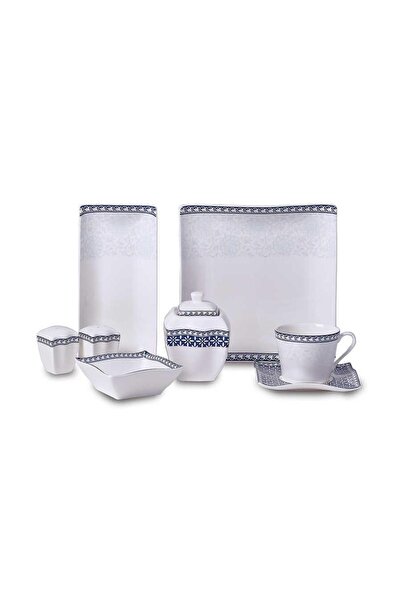 KORKMAZ A8589 Link Collection Kare Kahvaltı Takımı 30 Parça