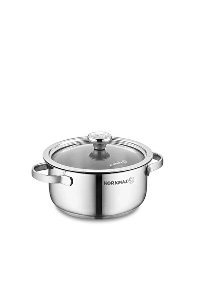 KORKMAZ Minika 12x6.5 cm Tencere Inox Tencere A1398