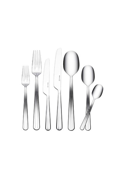 KORKMAZ 84 Piece Country Salary Attendance Kilo Crown Spoon Knife Set A2142