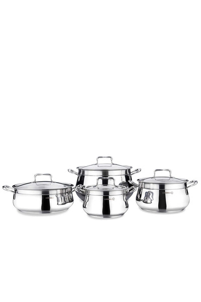 KORKMAZ Estima 8 Piece Cookware Set - A1958