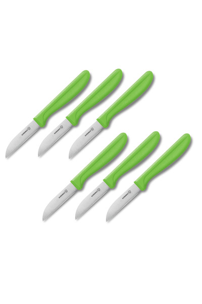 KORKMAZ Frutta 6lı Yeşil Meyve Bıçak Seti A553-01