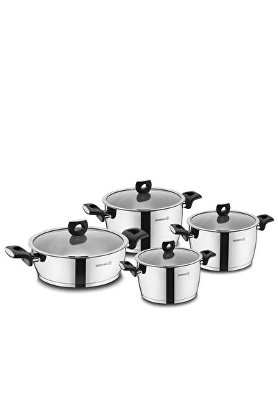 KORKMAZ طقم أواني طهي نورا 8 قطع A2988