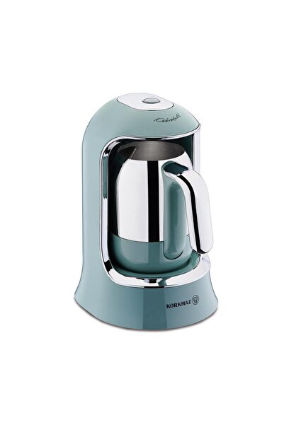 KORKMAZ Kahvekolik Turkuaz Otomatik Kahve Makinesi A860-04