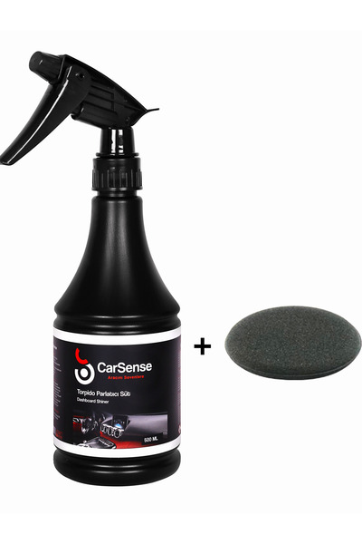 CarSense Torpido Parlatıcı Bakım Sütü 500 ml + Uygulama Süngeri Hediyeli