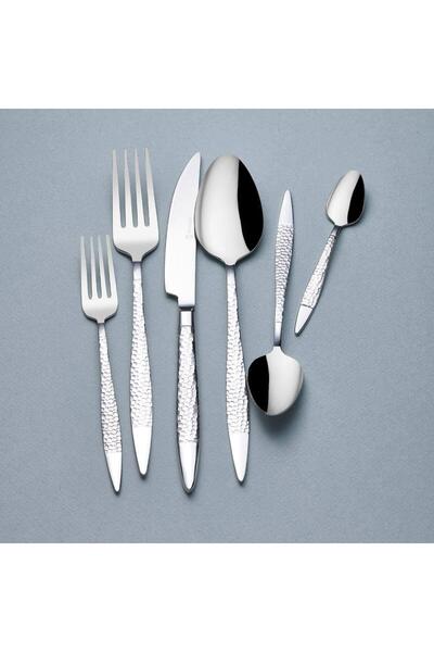 KORKMAZ A2432 طقم سكاكين وشوكة وملعقة صحارى 72 قطعة