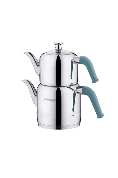 KORKMAZ Riva Turkuaz Çaydanlık Takımı 1.9 lt A189-03