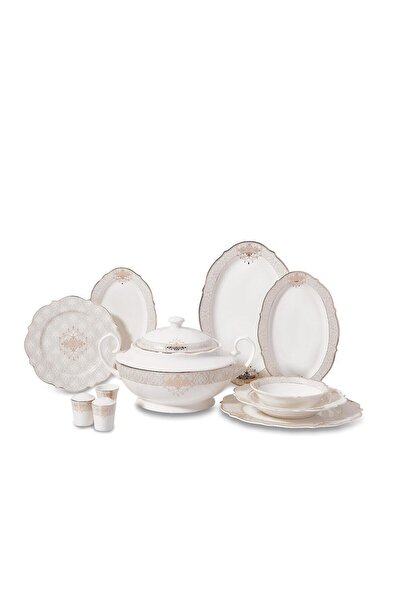KORKMAZ Eliza Collection 60 Parça Yuvarlak Yemek Takımı A8239