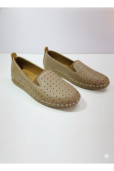 OFLAMAZ Women's Shoes Ballet Flats Sole Hand-Stitched Stylish Comfortable Suitable for Daily Wear