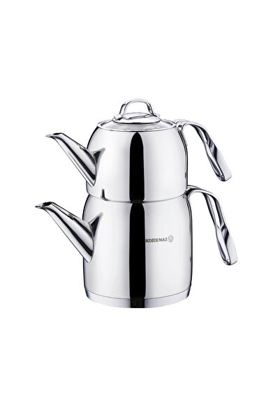 KORKMAZ طقم غلاية شاي ستيمّا 1.6 لتر A191