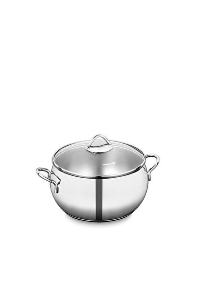 KORKMAZ A1071 تومبيك 16 × 9 سم 1.8 لتر وعاء ستانلس ستيل فردي