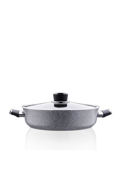 KORKMAZ Palma Kısa Tencere 28x7,5 cm A3907