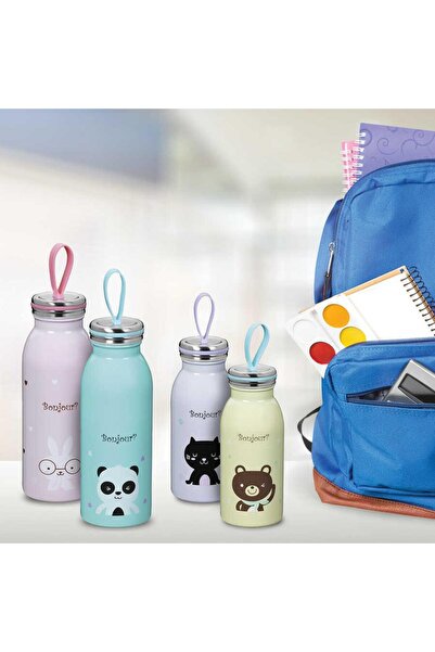 KORKMAZ Bambino Mavi 450 Ml Çocuk Matarası A692-02