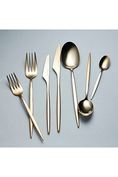 KORKMAZ Casablanca Gold 84 Parça Çatal Kaşık Bıçak Seti A2558