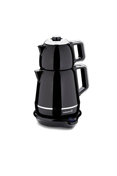 KORKMAZ Demiks Electric Tea Kettle Blackchrome A332-04