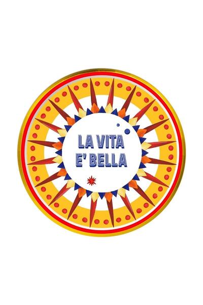 Baci Milano Dolce Vita La Vita Bella Serving Plate 16 cm