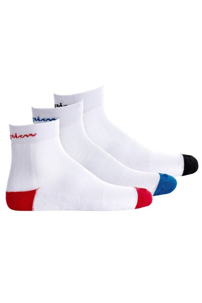 Champion Unisex-Socken, 3 Paar – Crew-Socken, Logo, Streifen