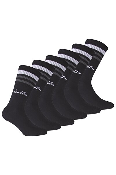 Diadora Unisex Tennissocken - 6er Pack, Logo, Streifen
