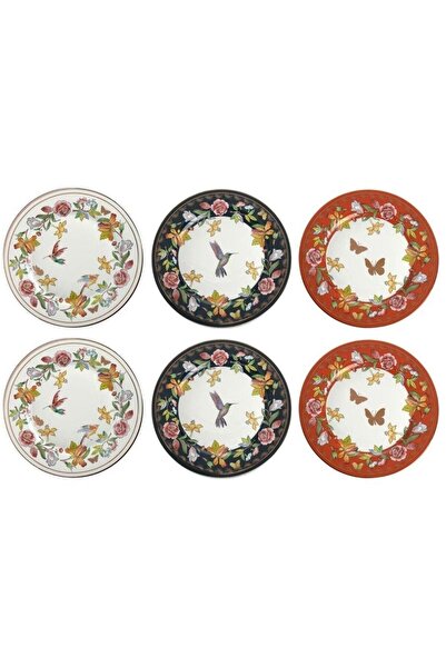 Lucky Art Evely Bone 27Cm 6lı Tabak Seti