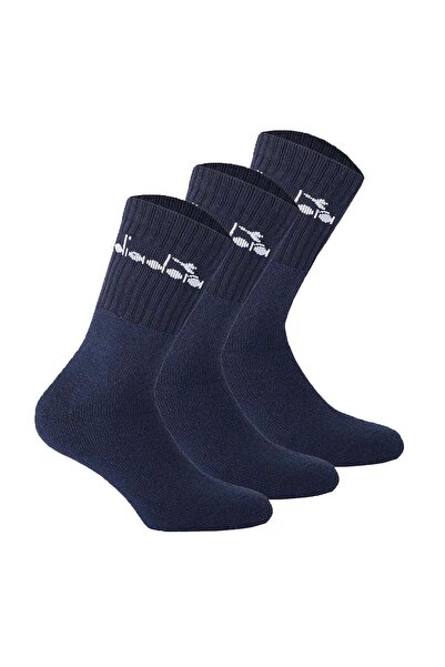 Diadora Unisex-Tennissocken mit Logo – 3er-Pack