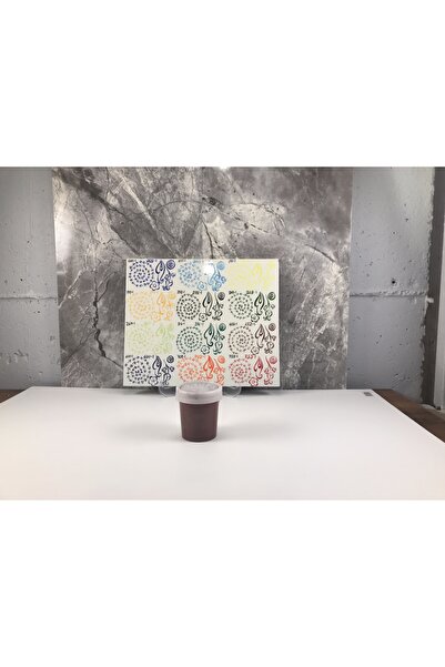 ÇiniSeramikBoyaları Kahverengi Tahrir Hazır Çini Seramik Boyası 100 cc