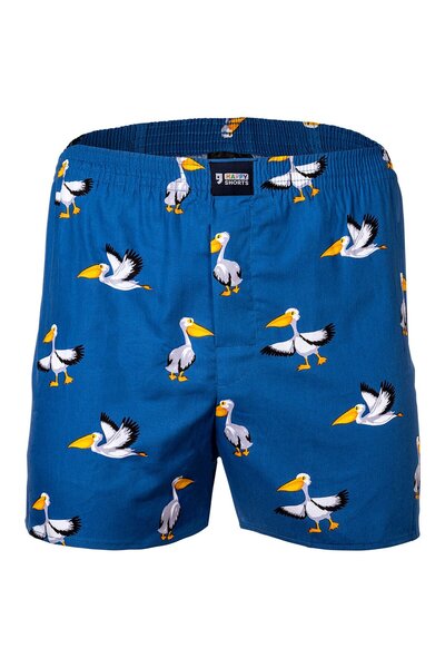 Happy Shorts Herren Web-Boxershorts - American Boxershorts