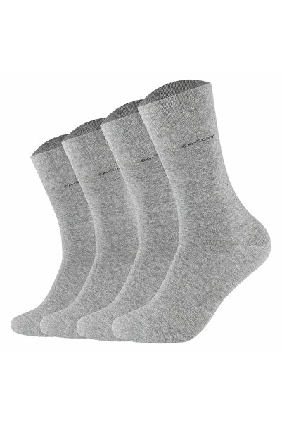 camano Unisex-Socken – weiche Socken, einfarbig, 4er-Pack