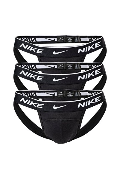 Nike Herren Jockstrap, 3er Pack - Jocks, Tanga Slip, Stretch-Baumwolle