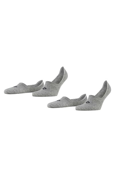 Burlington 2er-Pack Herren Füßlinge – Casual IN, rutschfester Absatz, Einfarbig