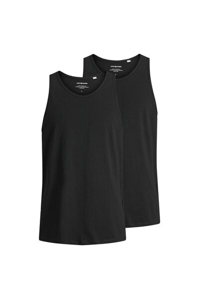 Jack & Jones JACK&JONES Herren Tanktop, 2er Pack - JACBASIC TANKTOP, einfarbi...