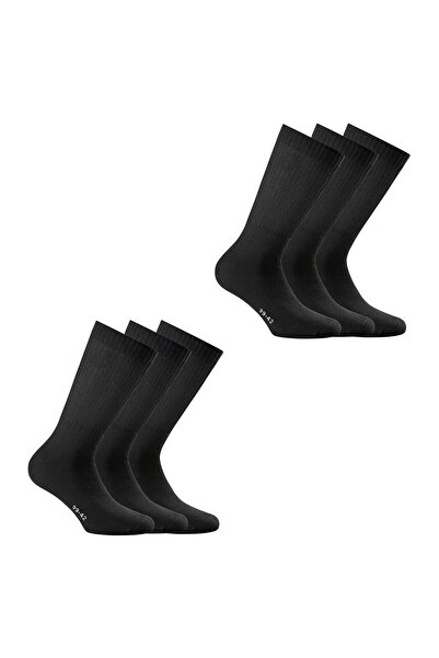 Rohner Basic Unisex Sportsocken, 6er Pack - Basic Sport, einfarbig