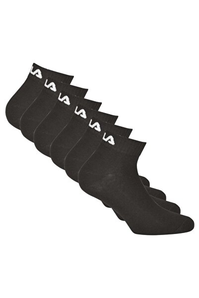 FILA Uniseks Çeyrek Çorap, 6'lı Paket - Kurzsocken, Antrenman, Spor, Logo (2x...