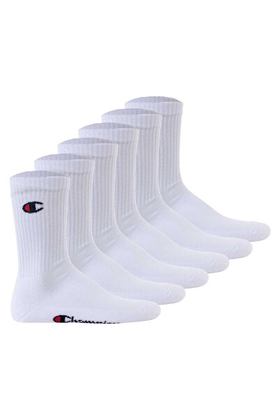 Champion Unisex Socken, 6 Paar - Crew Socken Basic