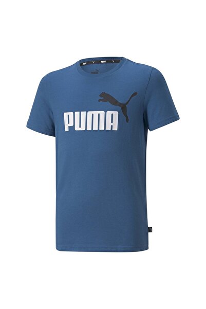 Puma Jungen T-Shirt - ESS+ 2 Col Logo Tee, Rundhals, Kurzarm, uni