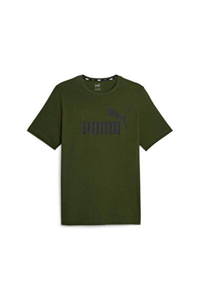 Puma Herren T-Shirt - ESS Logo Tee, Rundhals, Baumwolle, uni