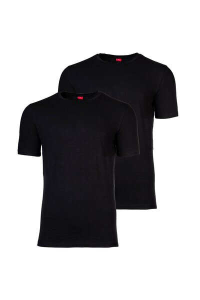 s.Oliver Herren T-Shirt, 2er Pack - Basic, Rundhals, einfarbig