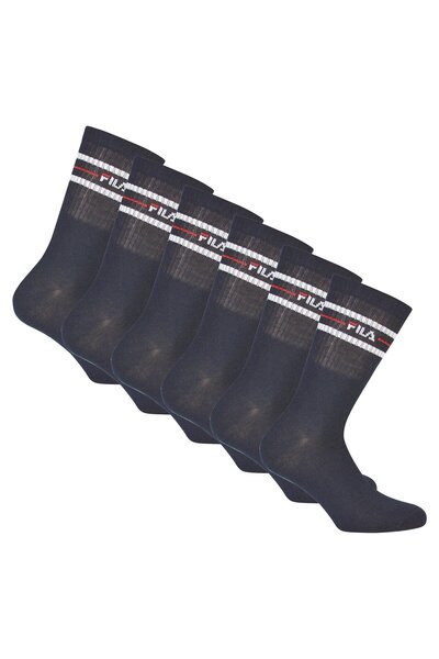 FILA Uniseks Çorap, 6'lı Paket - Strümpfe, Sokak, Yaşam Tarzı, Spor (2x 3 Paar)