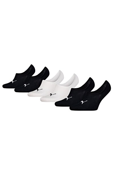 Puma Packung mit 6 hochwertigen Unisex-Footie-Hüten – ECOM, einfarbig, Logo
