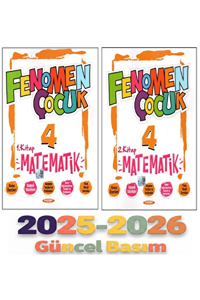 Fenomen Yayıncılık Fenomen Çocuk 4.Sınıf Matematik 1. Kitap + 2.Kitap